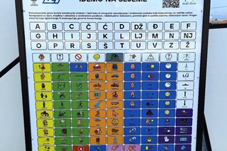 Komunikacijske ploče postavljene na žičari Sljeme